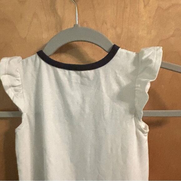 Guess Girls Cream and Black Sundress with Flutter Cap Sleeves Size 4T - Picture 6 of 6